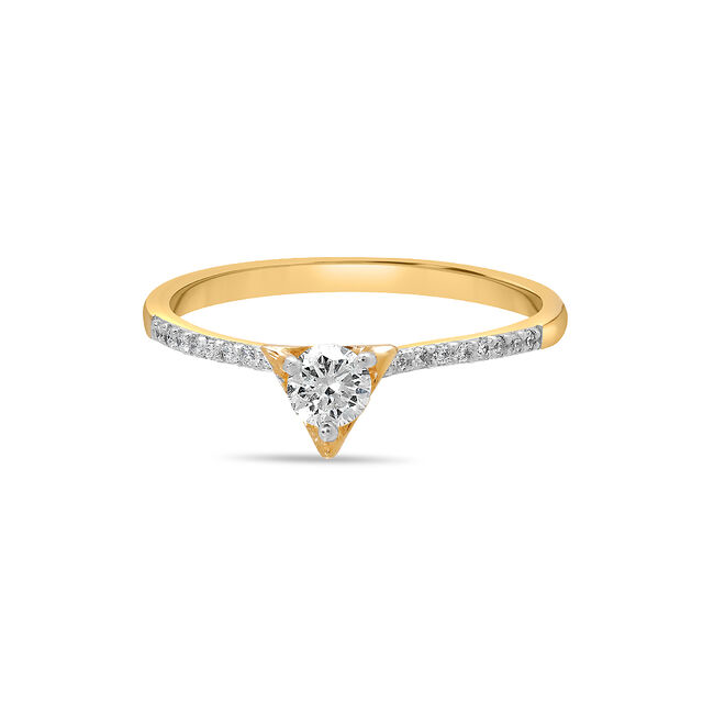 Heartstrings Solitaire Finger Ring,,hi-res image number null