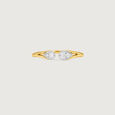 Subtle Balance Diamond Platinum Gold Ring,,hi-res view 3