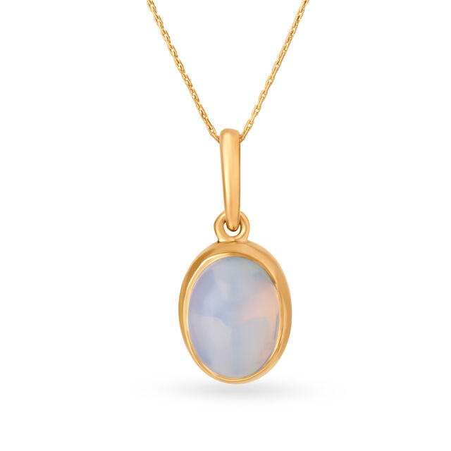 Mia Radiant 14KT Yellow Gold Rainbow Gemini Birthstone Pendant,,hi-res image number null