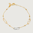 Graceful Link 18KT Gold Bracelet,,hi-res view 3