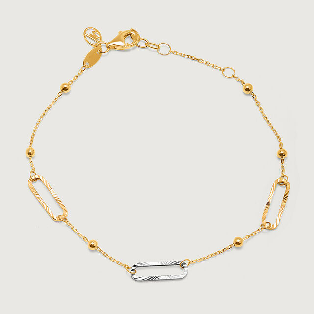 Graceful Link 18KT Gold Bracelet,,hi-res image number null
