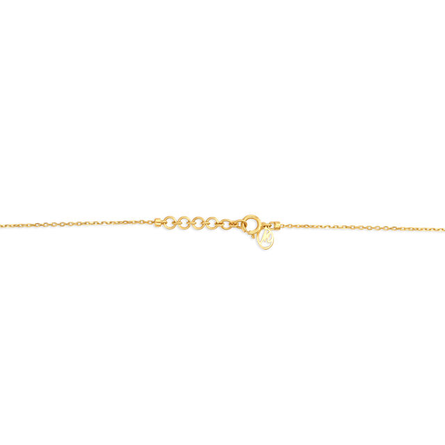 14kt Yellow Gold Stylish Diamond Necklace,,hi-res image number null