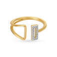 14KT Yellow Gold Diamond Ring,,hi-res view 2