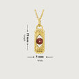 Graceful Guardian 18KT Pink Tourmaline Pendant with chain,,hi-res view 7