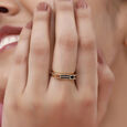 14KT Yellow Gold Bold Boxy Ring,,hi-res view 3