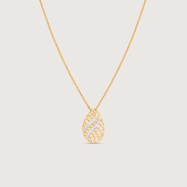 Radiant Curve Diamond Pendant,,hi-res image number null