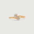Blossom Brilliance Gold & Diamond Finger Ring,,hi-res view 4