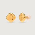 Square Sensation 18KT Gold Stud Earrings,,hi-res view 4
