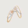 14KT Aurora Beauties Diamond Stud Earrings,,hi-res view 3