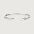 Dreamy Sky Silver Bangle,,hi-res view 5