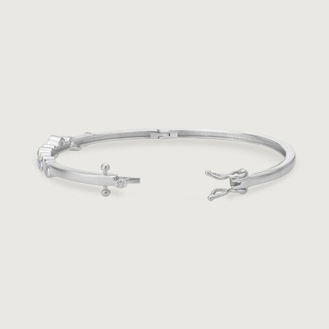 Dreamy Sky Silver Bangle