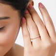 14KT Rose Gold Forever Yours Diamond Finger Ring,,hi-res view 1