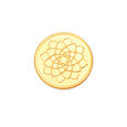8 GM 22 Karat Stunning Lotus Gold  Coin,,hi-res view 2