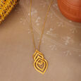 Wild at heart 22KT Gold Pendant,,hi-res view 1