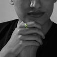 Firefly Flair 14 kt Gold & Green Amethyst Finger Ring,,hi-res view 3