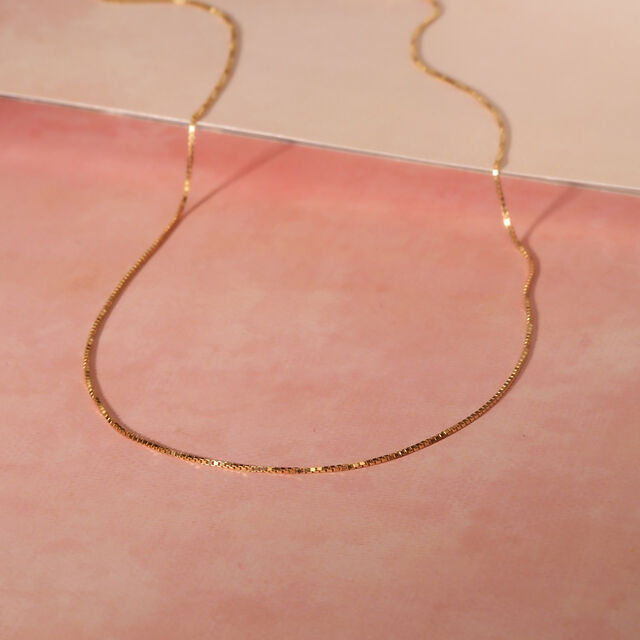 Sleek  14KT Yellow Gold Chain,,hi-res image number null