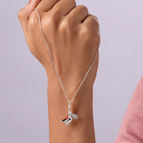 Easy Rider Motorcycle Silver Charm