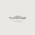 Twinkling Wave Silver Ring,,hi-res view 4