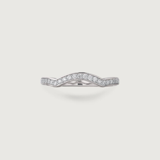 Twinkling Wave Silver Ring,,hi-res image number null