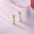 Chic Ladder Diamond Earrings,,hi-res view 1