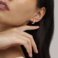 Electric Ziggle Diamond Hoop Earrings,,hi-res view 2