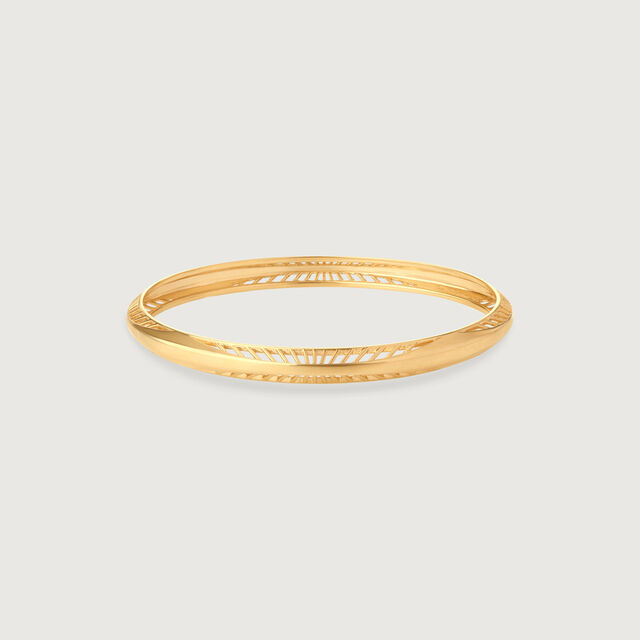 Sleek Radiant Gold Bangle,,hi-res image number null