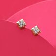 Arch Gleam Diamond Stud Earrings,,hi-res view 1