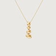 Balanced Pebble Gold Pendant,,hi-res view 2
