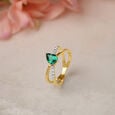 Verdant Radiance 14KT Gold & Diamond Ring,,hi-res view 1