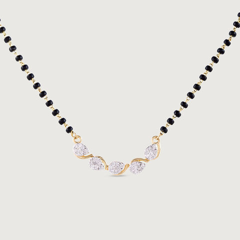 Raindrop Radiance Gold and Diamond Mangalsutra