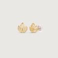 Chic Canopy Gold Stud Earrings,,hi-res view 3