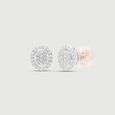 Dazzling Oval Diamond Stud Earrings,,hi-res view 4