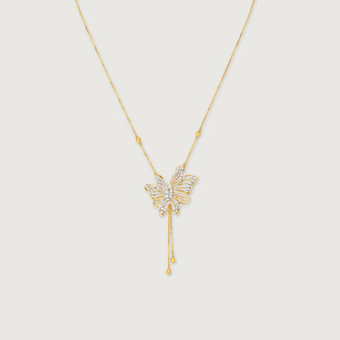 Butterfly Whispers Diamond Necklace