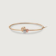 14KT Yellow-White-Rose Gold Bangle,,hi-res view 3