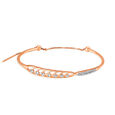 14KT Rose Gold Diamond Bangle,,hi-res view 1