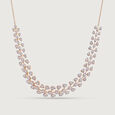 Dazzling Teardrop Gold & Diamond Necklace,,hi-res view 3