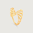 Twisted Radiant Gold Ring,,hi-res view 3