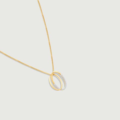 Twinkle Loop Diamond Pendant