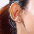 Petite Flair Diamond Earrings,,hi-res view 2