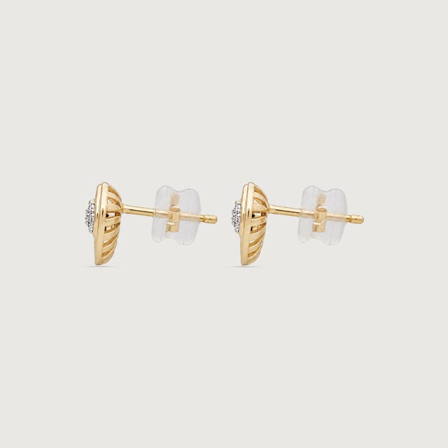 Radiant Rhythm Diamond Stud Earrings,,hi-res image number null