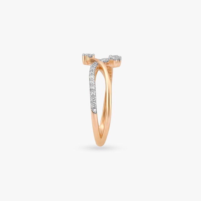 Infinity Twist Diamond Ring,,hi-res image number null