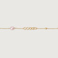 Elegant Lustrous 18KT Gold & Pearl Necklace,,hi-res view 5