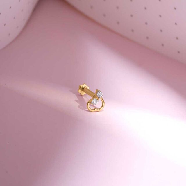 Sparkle Wrap Diamond Nose Pin,,hi-res image number null