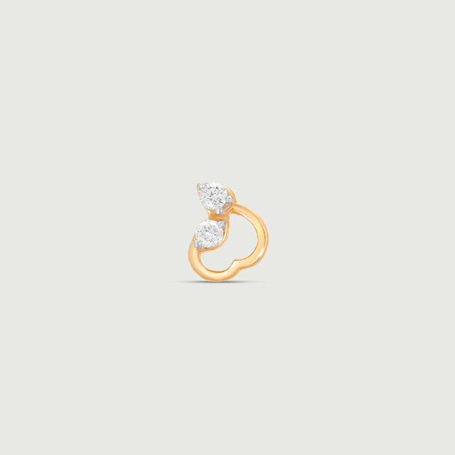 Sparkle Wrap Diamond Nose Pin,,hi-res image number null