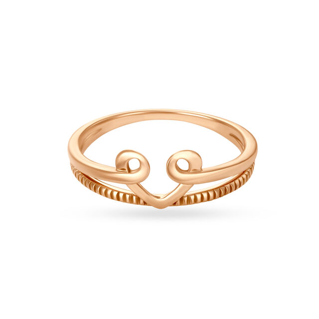 You Complete Me Yellow Gold Finger Ring,,hi-res image number null
