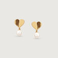 Sweetheart Glow Gold Earrings,,hi-res view 3