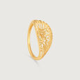 Intricate Radiant Gold Ring,,hi-res view 3