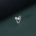 Twin Aura Silver Ring,,hi-res view 1
