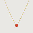 Delicate Radiant Carnelian Necklace,,hi-res view 1