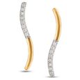 14kt Yellow Gold Diamond Stud Earrings,,hi-res view 1